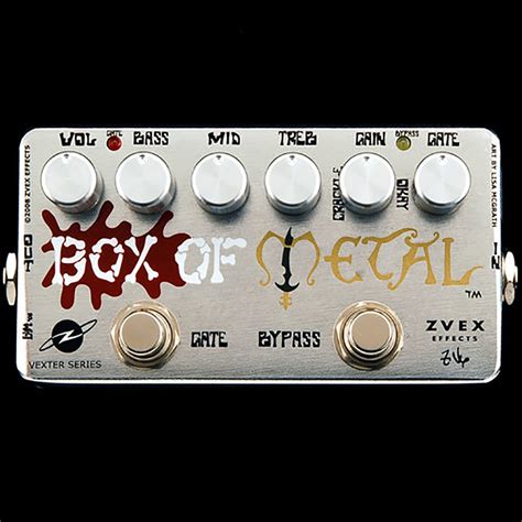 zvex box of metal bass|ZVex Effects Vexter Box of Metal Distortion Guitar Effects Pedal.